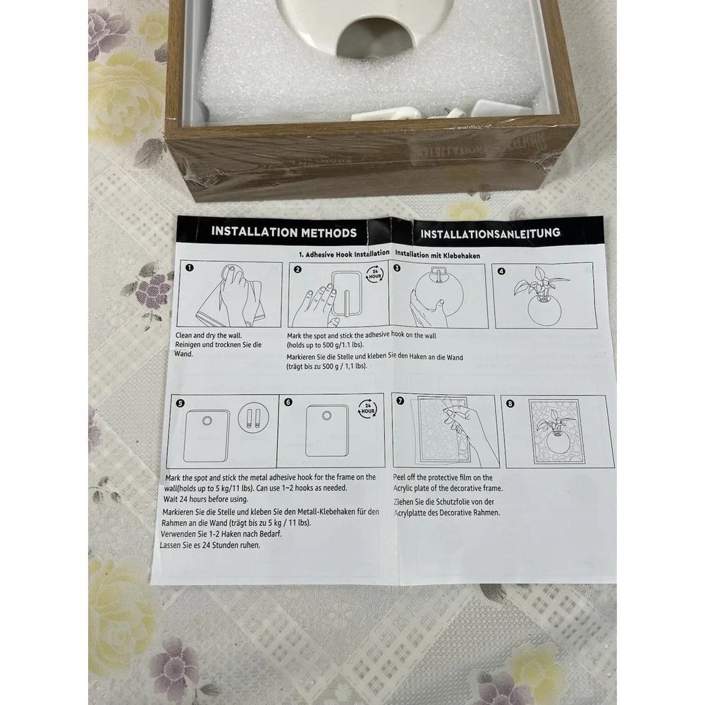 Picture Frame‎ With Base For Wall - Mounted Plant